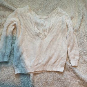Forever 21 V Back Sweater